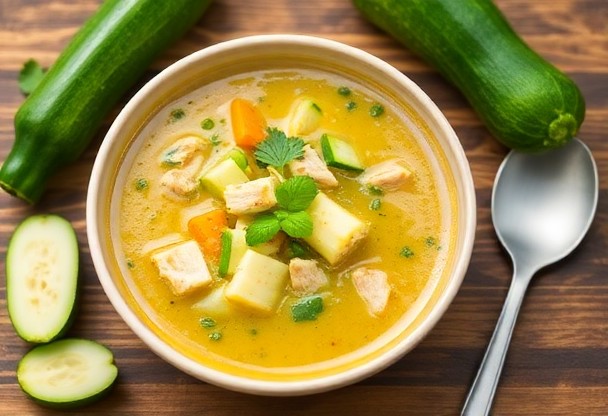 Суп из кабачков с овощами и курицей: как создать согревающий и полезный суп.