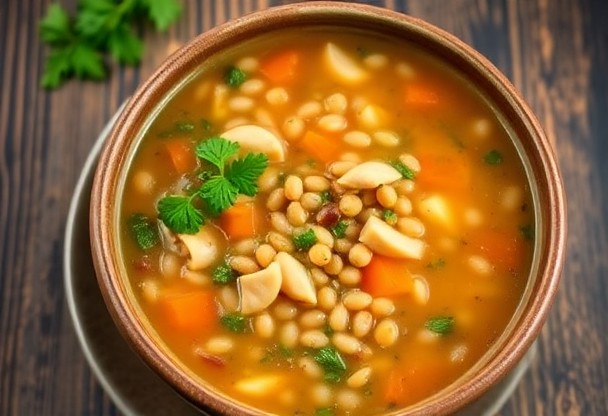 Суп из чечевицы с овощами и курицей: как создать согревающий и полезный суп.