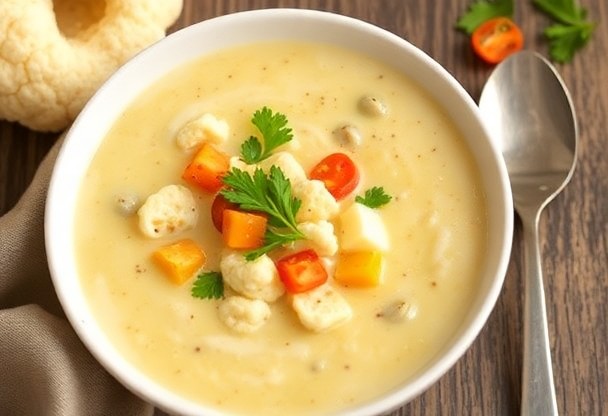 Суп из цветной капусты с овощами и курицей: как создать согревающий и полезный суп.