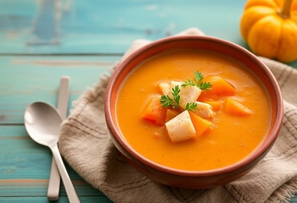Суп из тыквы с овощами и курицей: как создать согревающий и полезный суп.