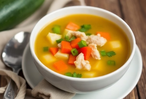Суп из кабачков с овощами и курицей: как создать согревающий и полезный суп